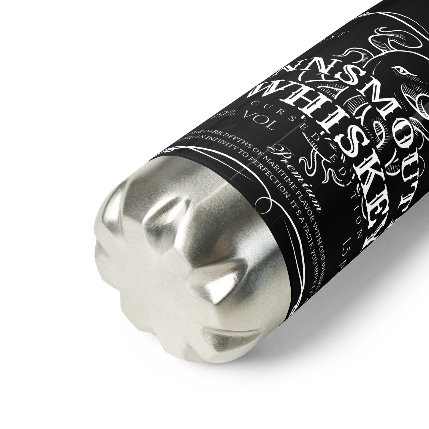 Botella de agua de acero inoxidable Innsmouth Whiskey Label Lovecraft