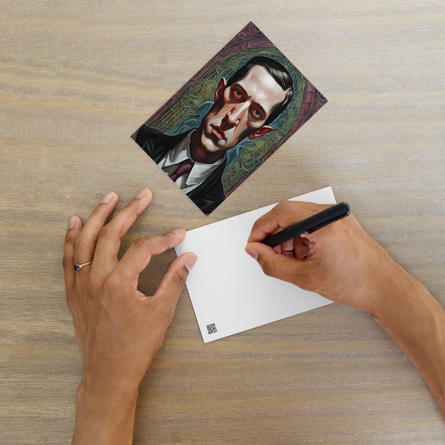 Lovecraft Gothic Portrait Standard Postkarte