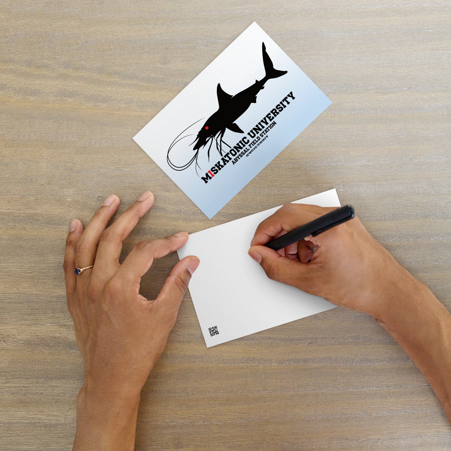 Miskatonic University — Abyssal Field Station Emblem Standard Postcard