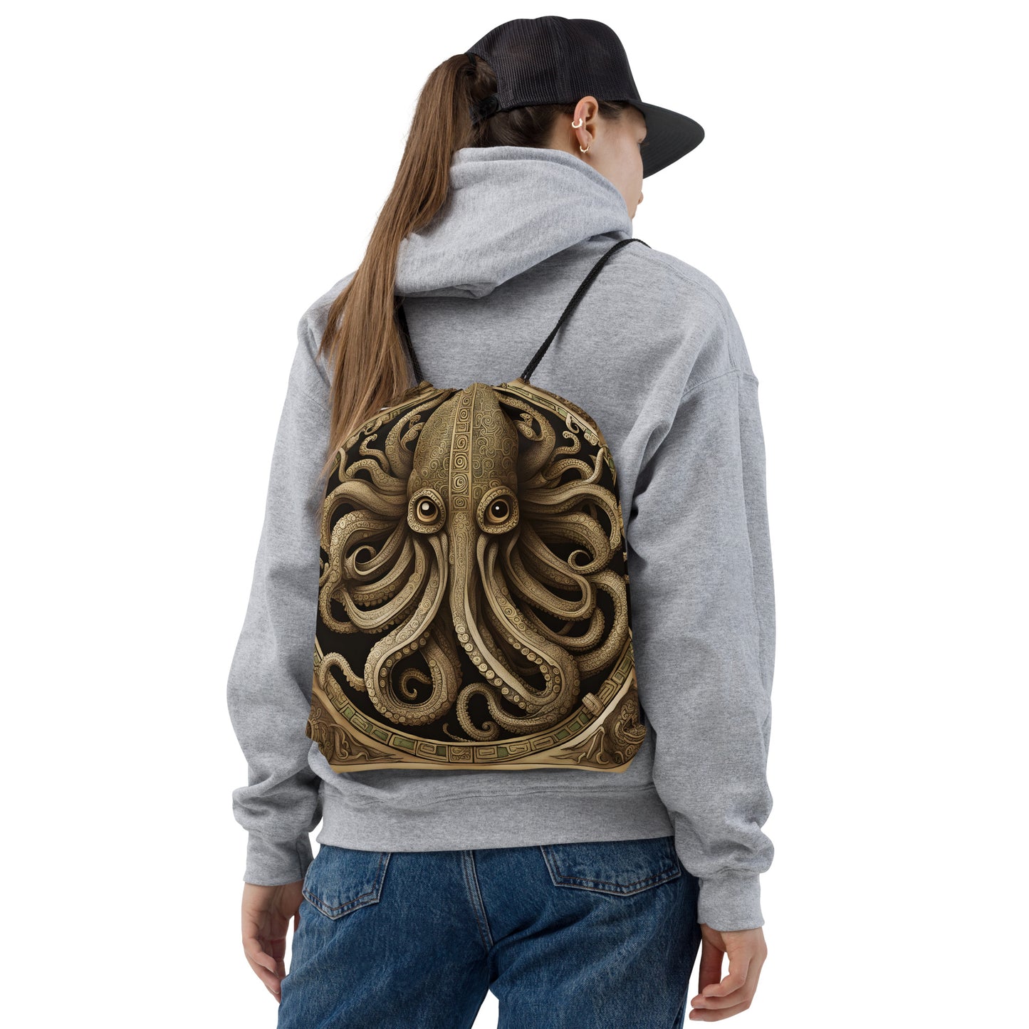 Sac à cordon Codex mésoaméricain Cthulhu