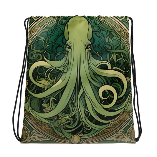 Cthulhu Art Nouveau Mochila con cordón