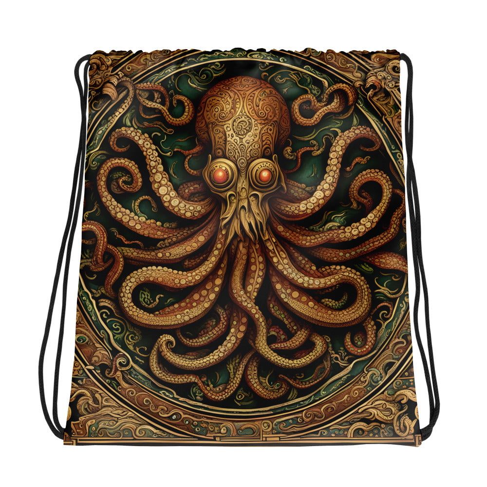 Códice Mesoamericano de Cthulhu Mochila con cordón