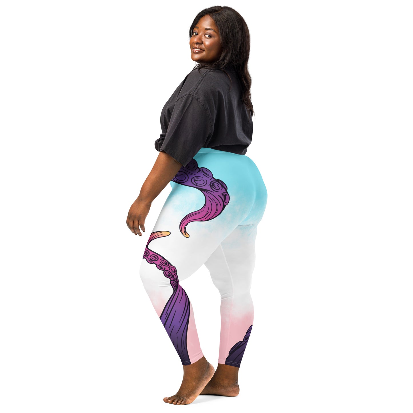 Neon Depths: Das Erwachen unter uns Leggings