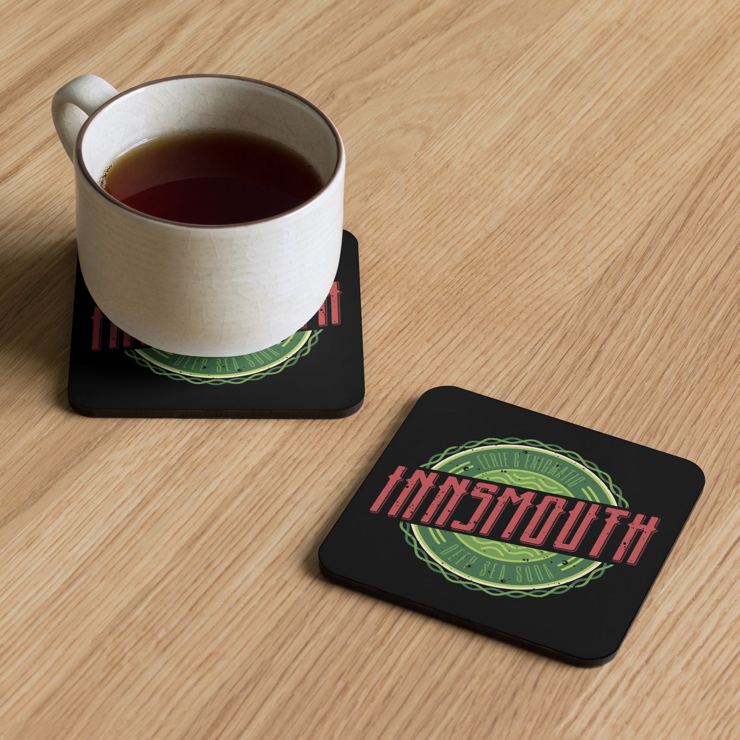 Innsmouth Lovecraft Soda Soft Drink Cork-back coaster