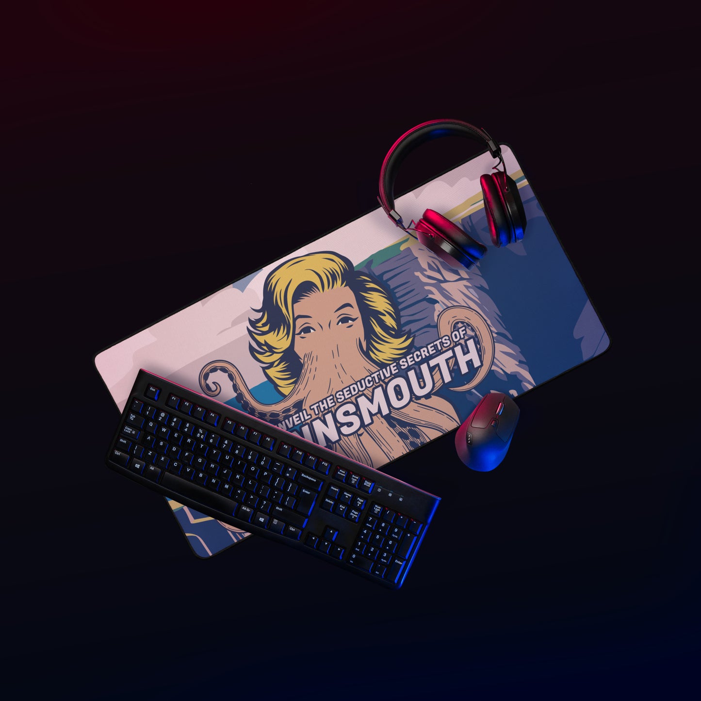 Innsmouth Pin-up Cthulhu Reise Lovecraft Schreibtischmatte