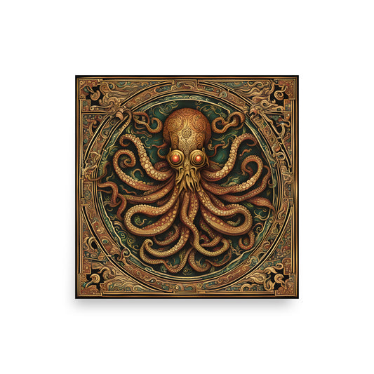 Codex mésoaméricain de Cthulhu Poster