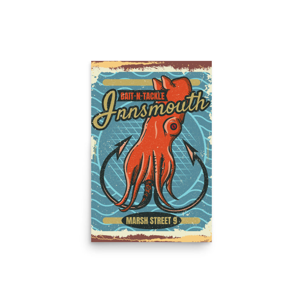 Innsmouth Appâts et matériel de pêche Lovecraft Poster