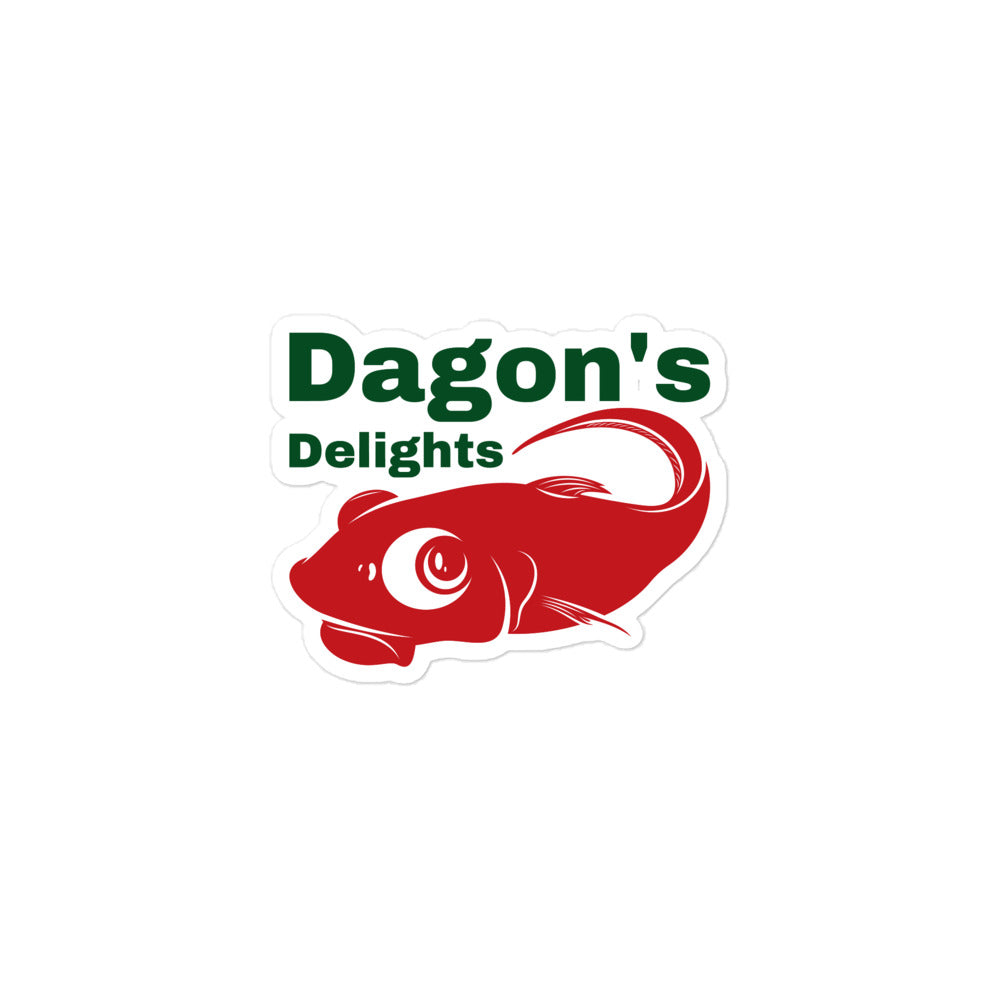 Autocollants sans bulles de fruits de mer Dagon’s Delights