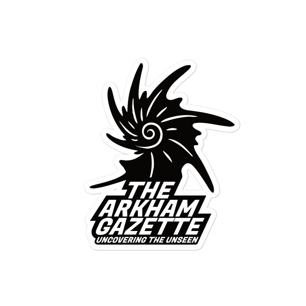 The Arkham Gazette Bubble-free stickers