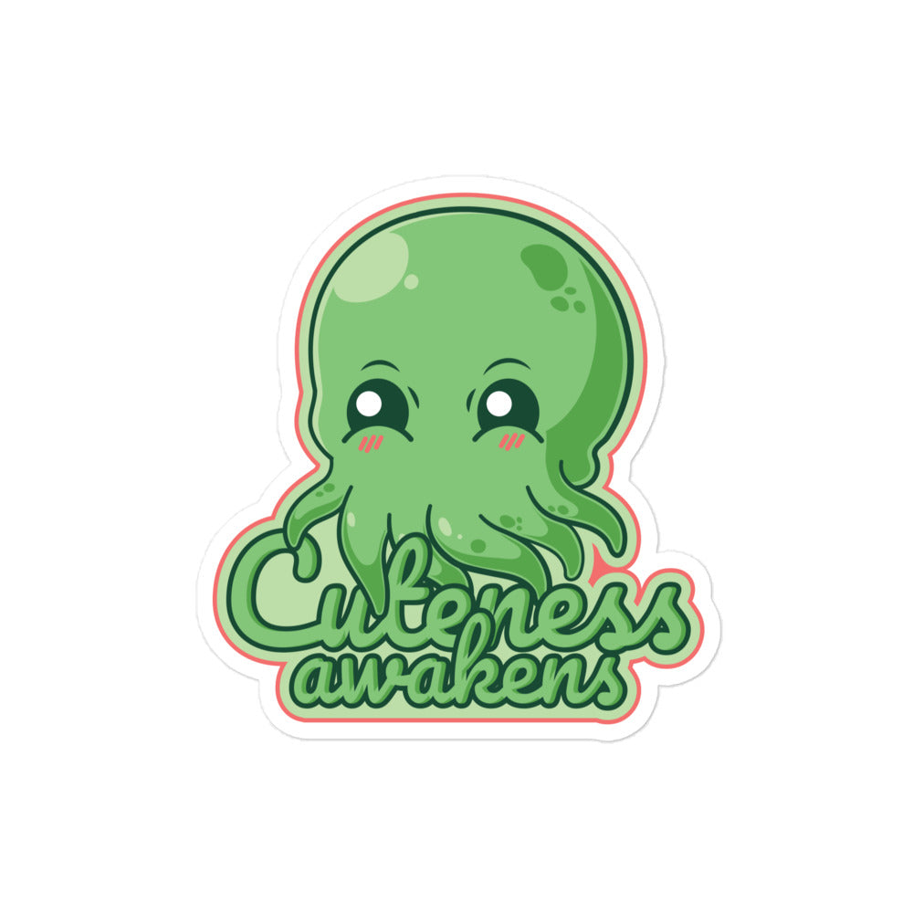 Pegatinas Kawaii Cthulhu sin burbujas