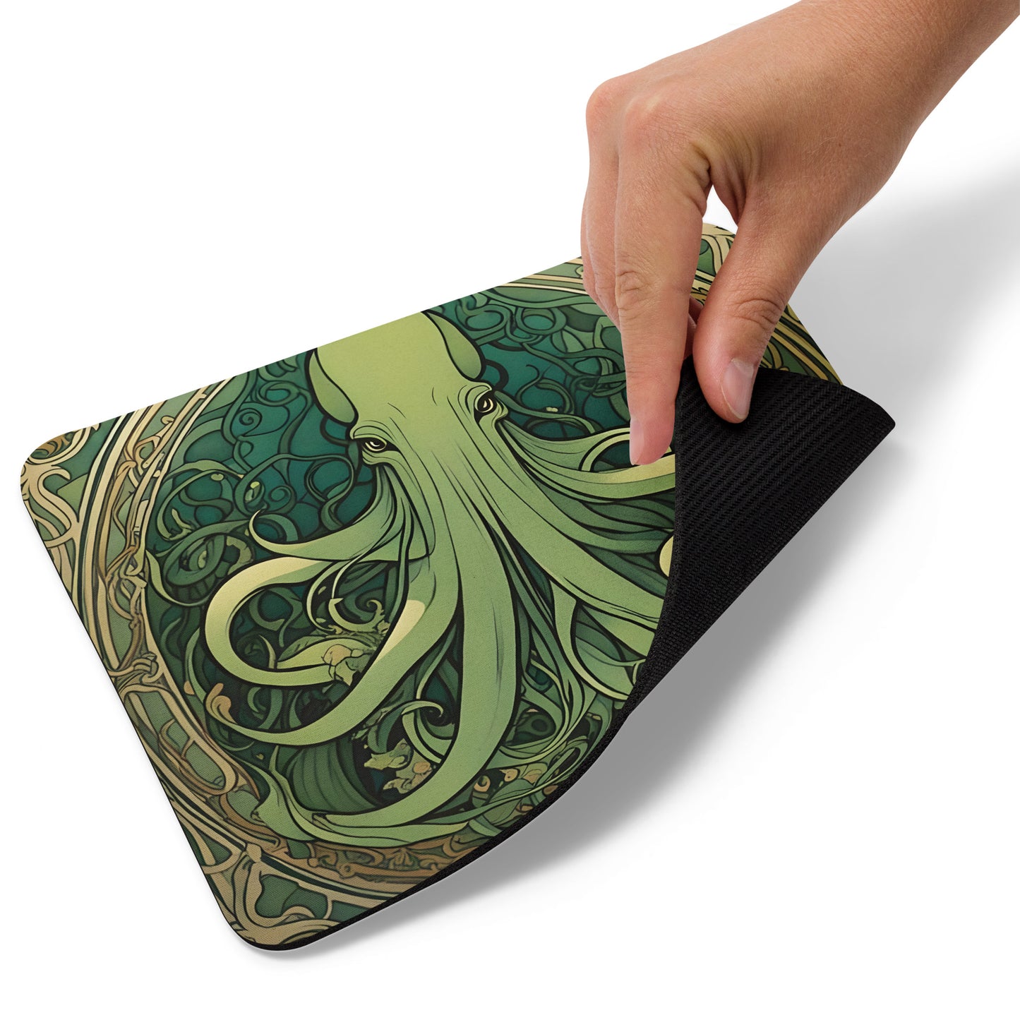 Alfombrilla de ratón Cthulhu Art Nouveau