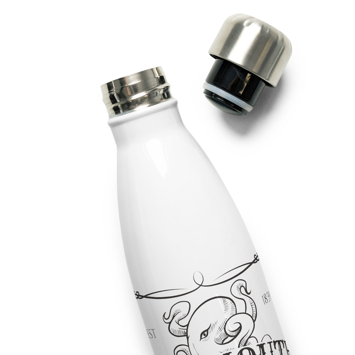Innsmouth Whiskey Label Lovecraft Edelstahl-Wasserflasche