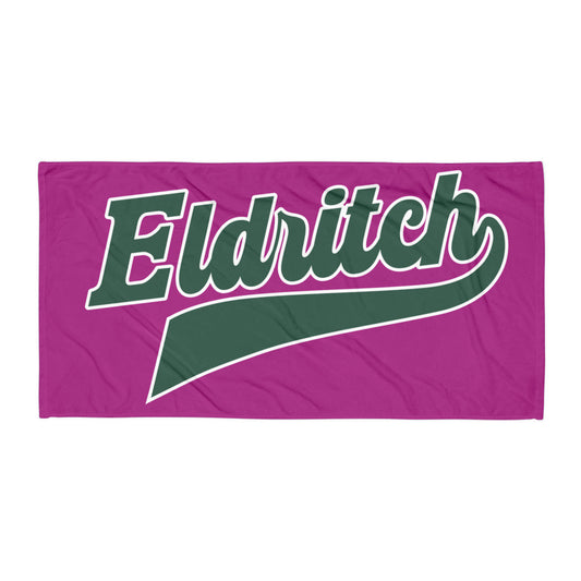 Eldritch League Script – Vintage Lovecraftian Schriftzug Handtuch
