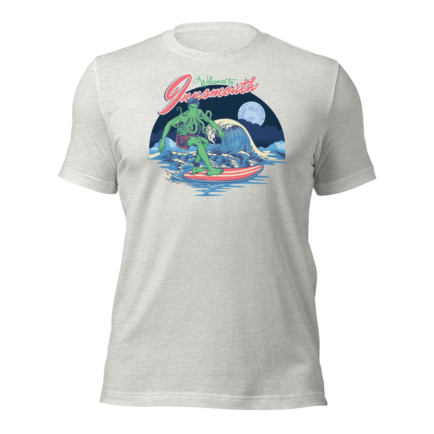 Innsmouth Surfing Lovecraft Unisex t-shirt