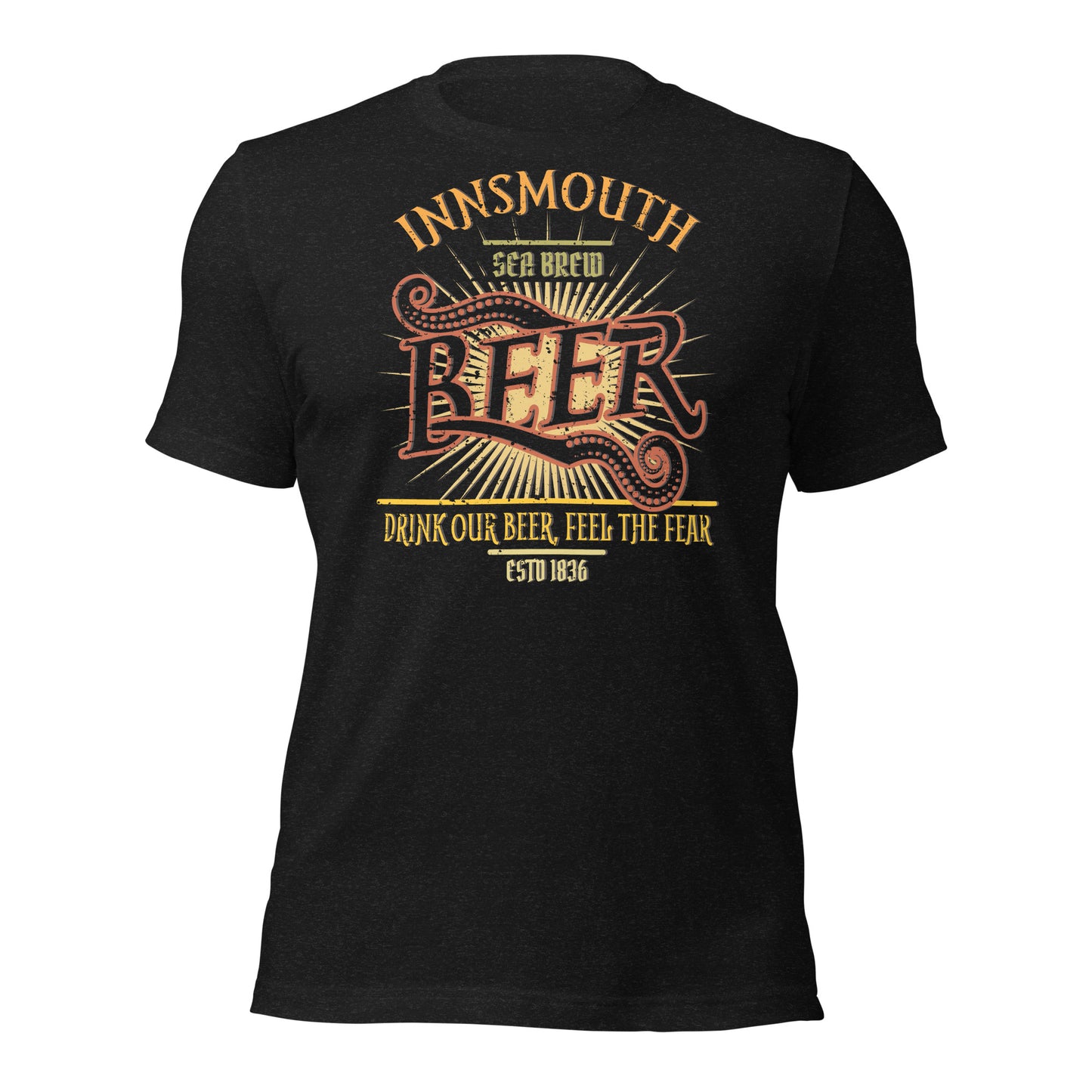 Camiseta unisex Innsmouth Beer Label Lovecraft