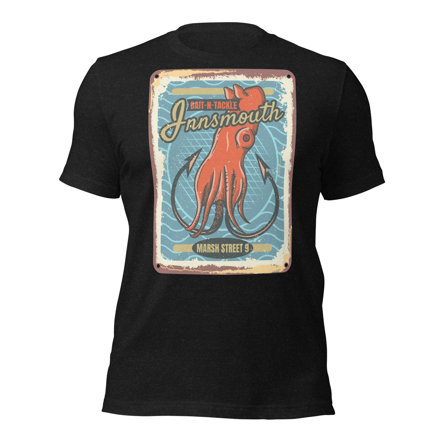 Innsmouth Bait and Tackle Fishing Lovecraft Unisex t-shirt