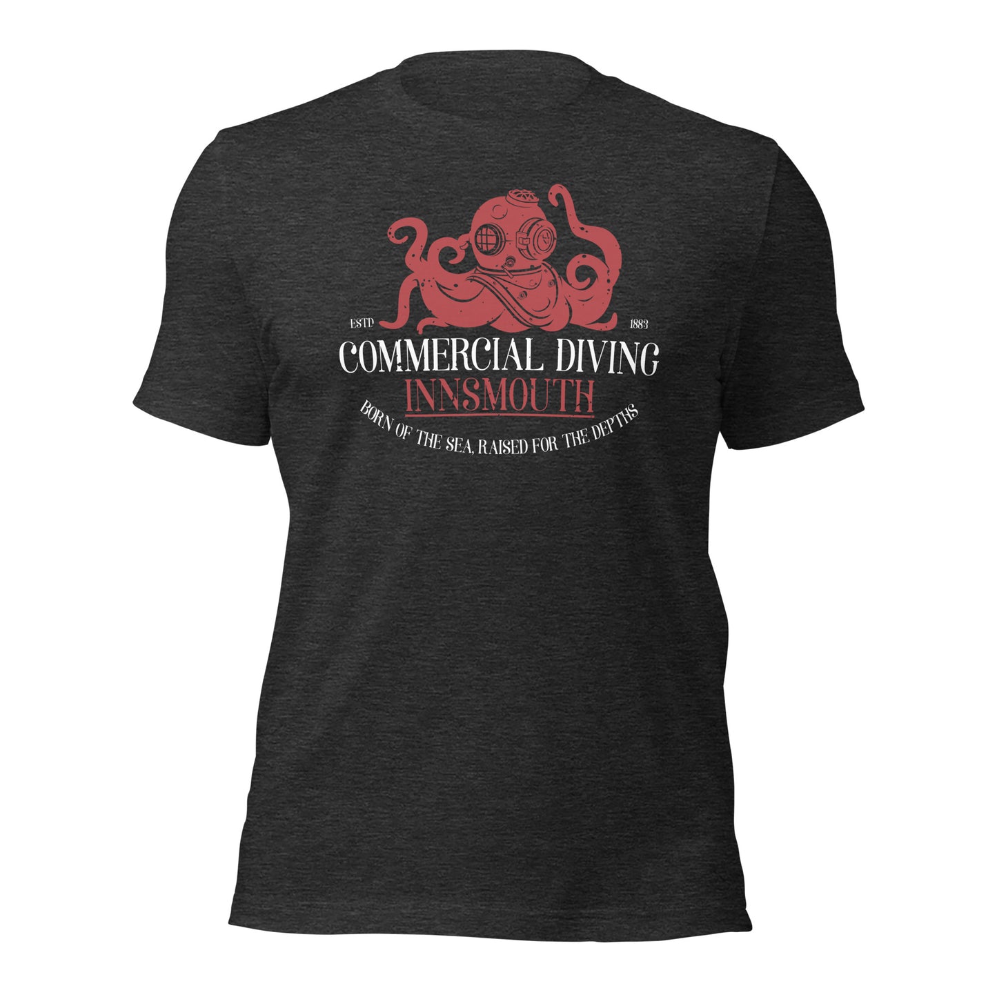 Camiseta unisex de buceo comercial Innsmouth