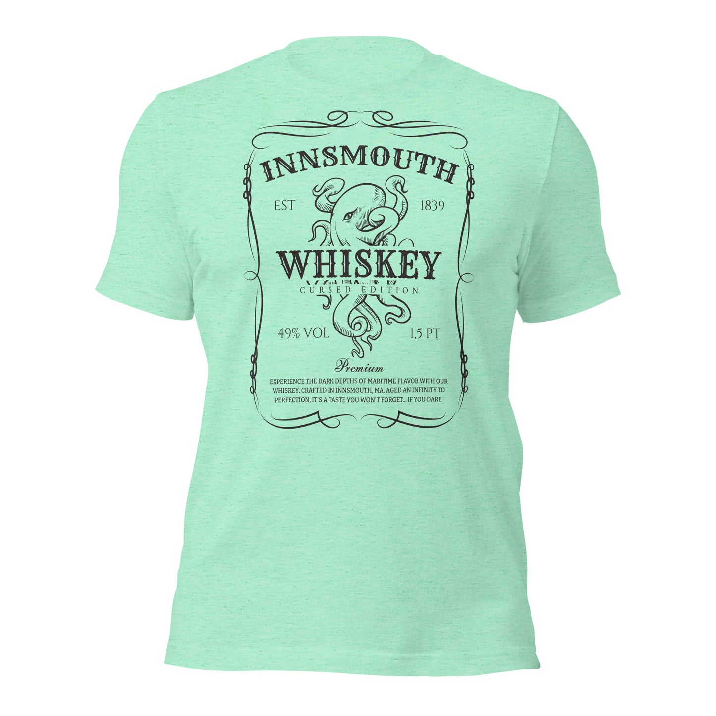 Camiseta unisex Innsmouth Whiskey Label Lovecraft