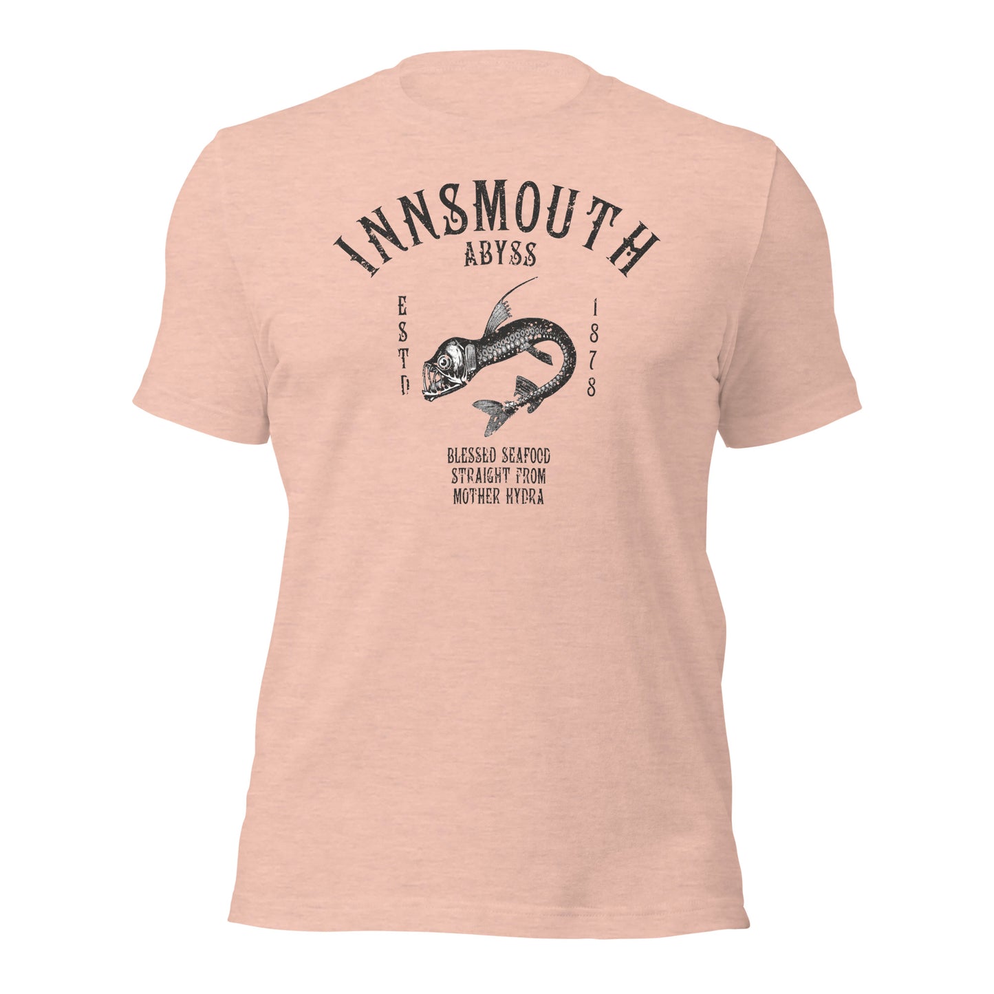 Innsmouth Mariscos Pescado de aguas profundas Viperfish Camiseta unisex