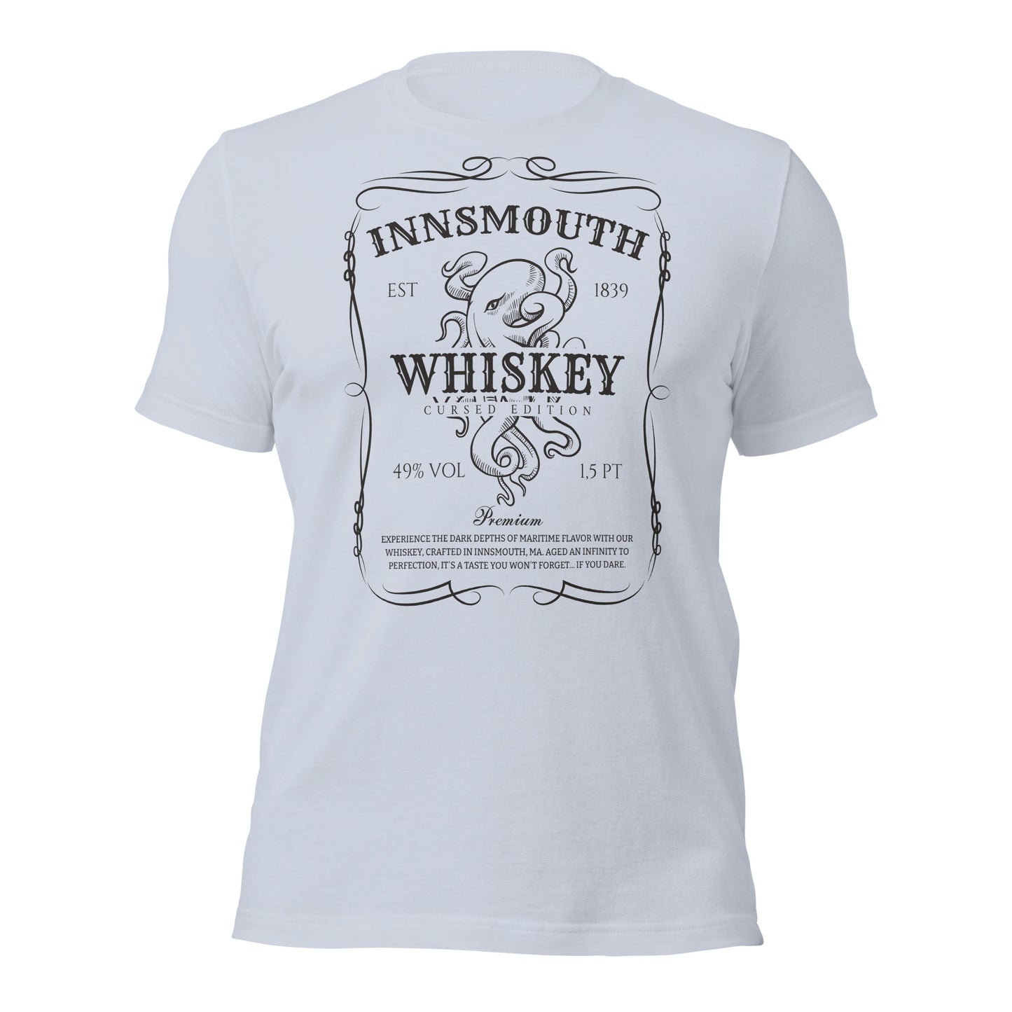 Camiseta unisex Innsmouth Whiskey Label Lovecraft