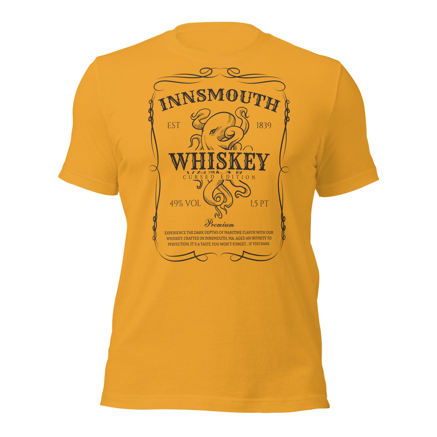 Camiseta unisex Innsmouth Whiskey Label Lovecraft