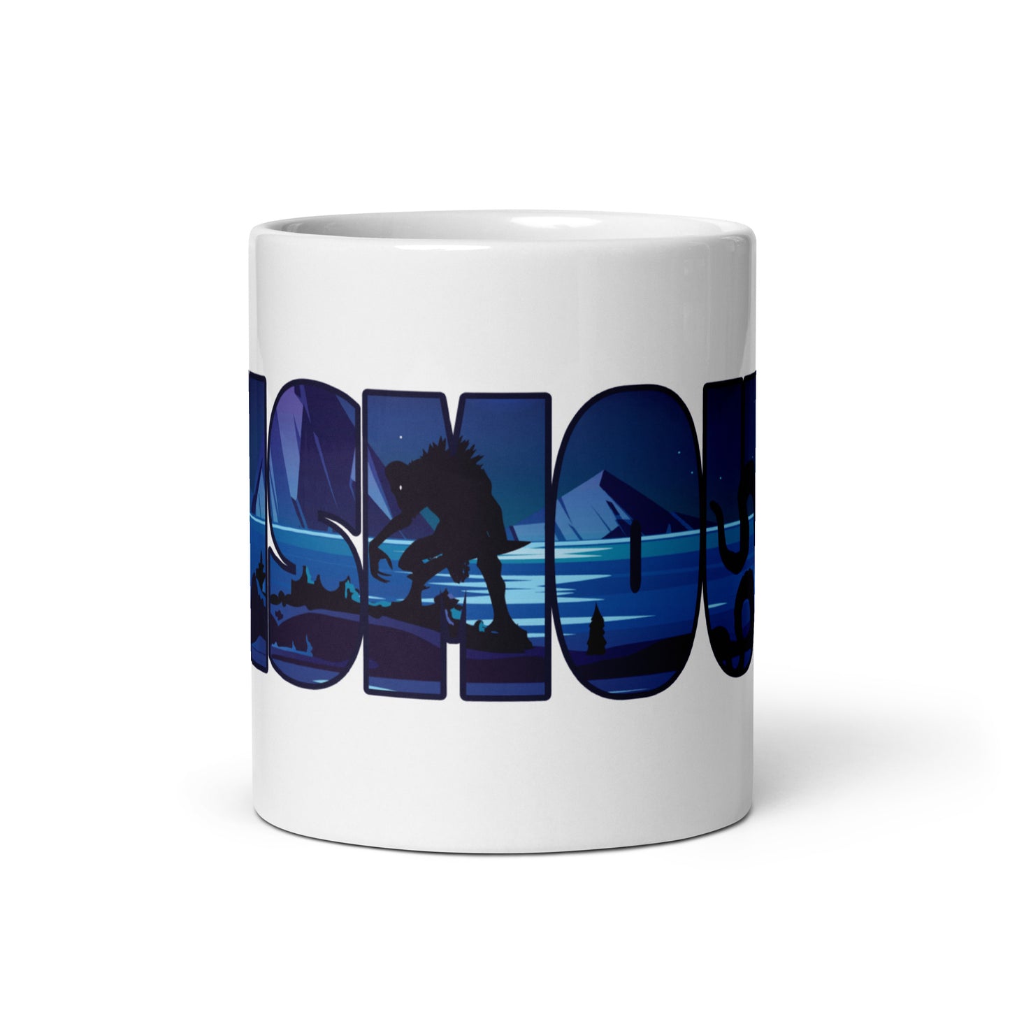 Innsmouth Devil Reef Deep Ones Lovecraft Tasse blanche brillante