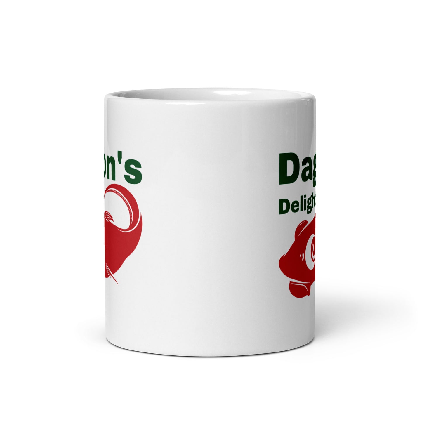 Dagon's Delights Seafood Tasse brillante blanche