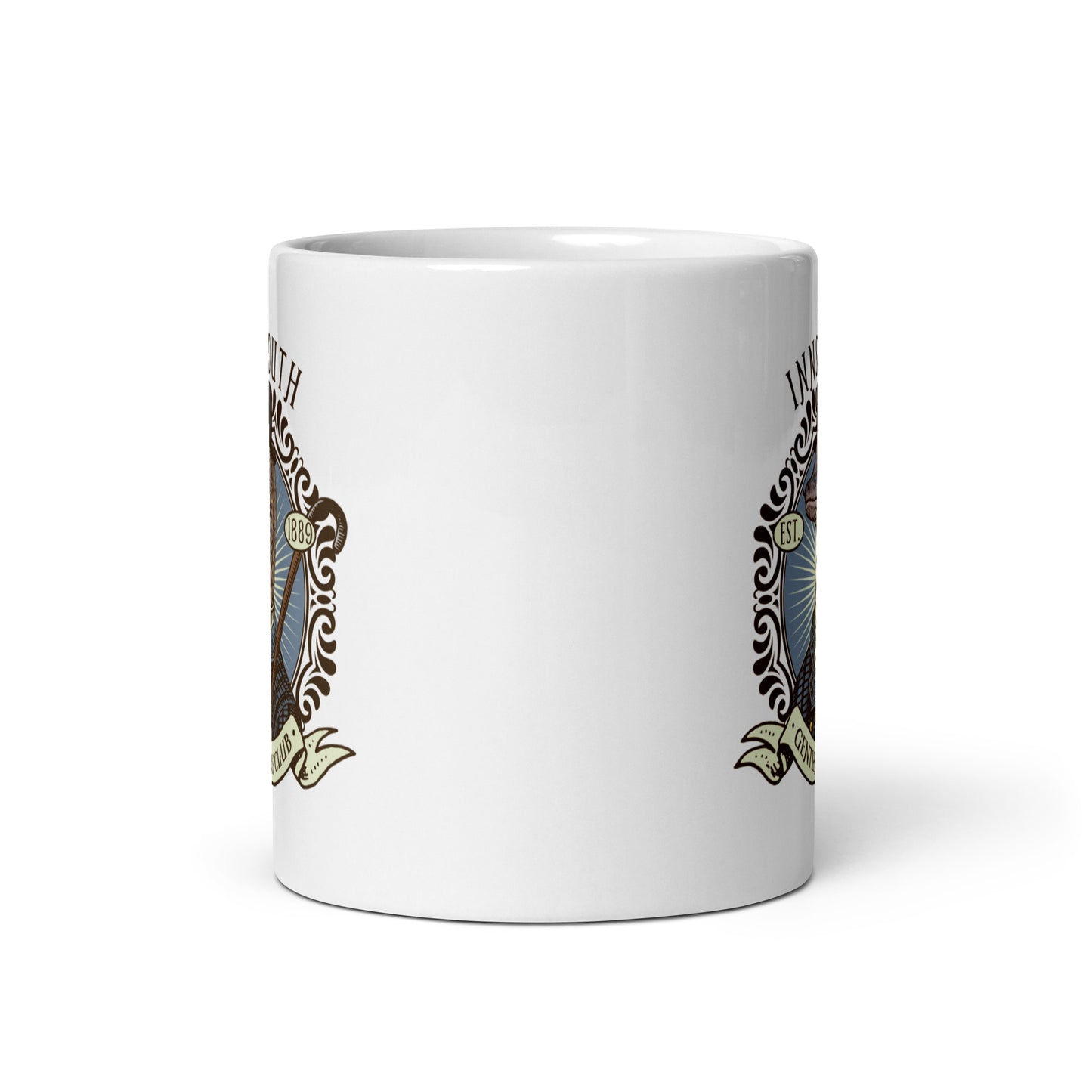 L’Ombre sur Innsmouth Lovecraft Moray Gentleman Tasse brillante blanche